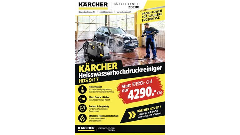 Kärcher Hochdruckreiniger HDS 9/17-4C Herbstaktion